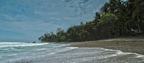 Morning surf along Matapalo Beach, Costa Rica