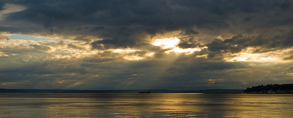 Sunset over Puget Sound  | Pono Images
