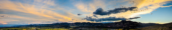 Mt. Morrison Sunset Panorama