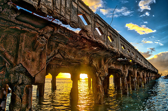 Mala Wharf Sunset